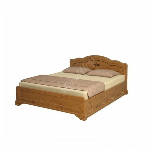 Кровать деревянная "Сатори" с выдвижными ящиками