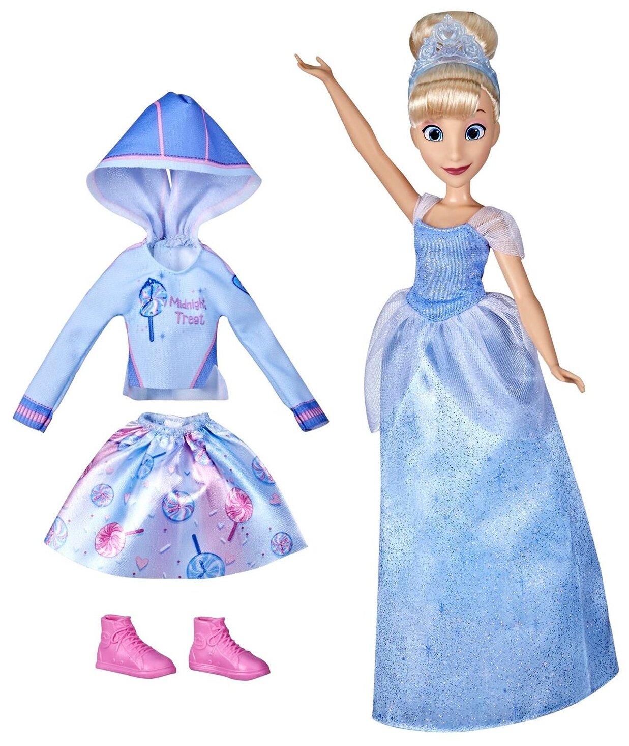 Disney Princess Кукла Hasbro Комфи Золушка 2наряда F2365/F1063