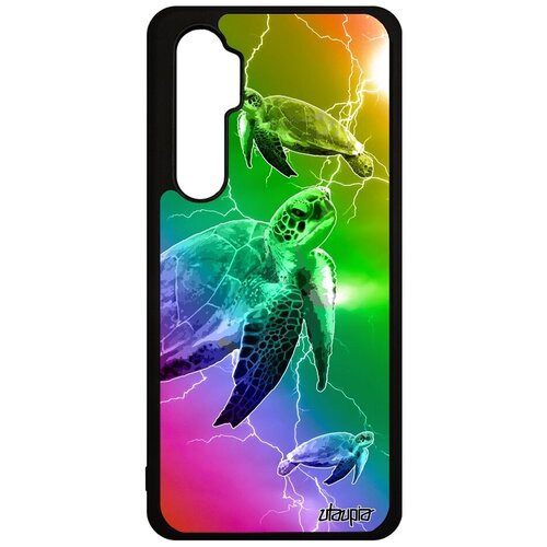 фото Защитный чехол на телефон // xiaomi mi note 10 lite // "черепаха" большая дизайн, utaupia, цветной
