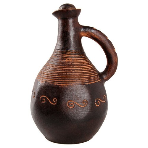 Глиняный грузинский кувшин GEORGIA HANDMADE ручной работы для напитков, 2 литра