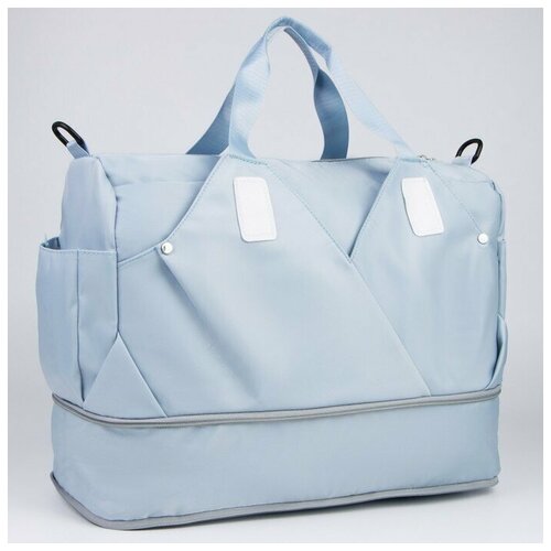 фото Сумка спортивная 48 х 21 х 23 см, цвет голубой