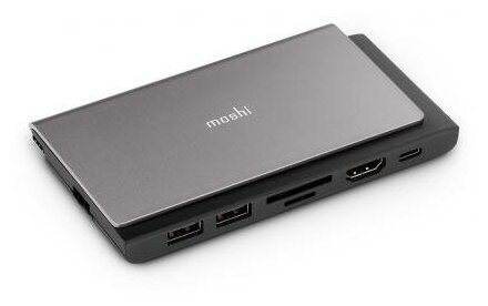 Концентратор USB Type-C Moshi Symbus Mini HDMI 1 Ethernet SD microSD USB 31 серый 99MO084275
