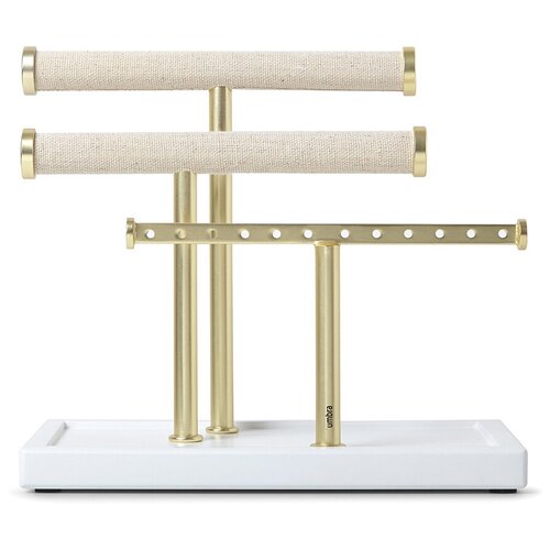 фото Держатель для серег и браслетов trigem латунь, 1004447-670-rem, umbra