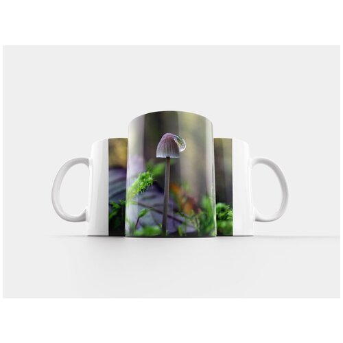 фото Кружка "гриб, капля воды, лес 320 мл. белая" lotsprints