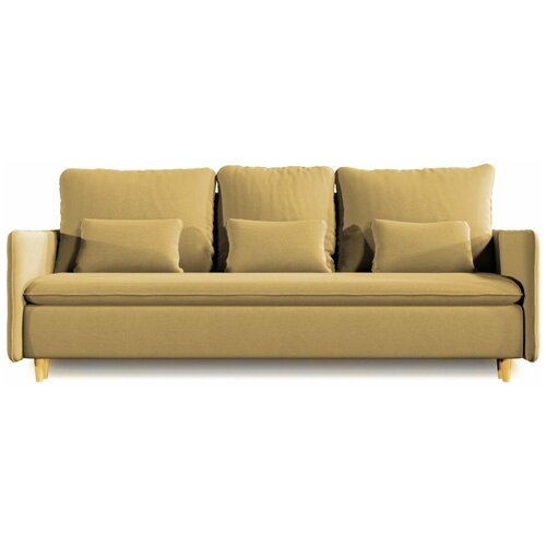 фото Kare design диван-кровать fresh, коллекция "фреш" 214*96*114, полиэстер, хлопок, нейлон, пенополиуретан, дерево, коричневый