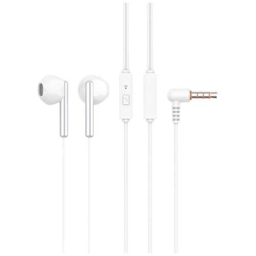 Наушники внутриканальные Celebrat G6 микрофон кнопка ответа кабель 12м цвет белый 50200₽