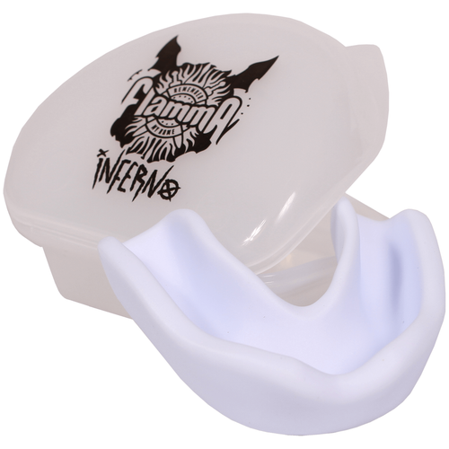 Защита рта (капа) Flamma Inferno Mint белый 11+ защита рта капа flamma blizzard monster 2 0 гель резина черный красный детский