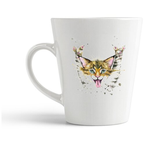 фото Кружка-латте coolpodarok "краски. яркий попугай"