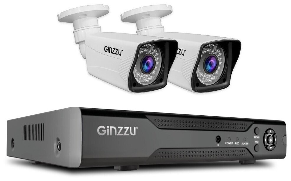 Комплект видеонаблюдения Ginzzu HK-426D