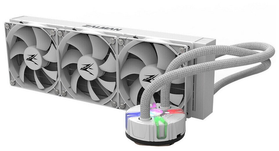 Система водяного охлаждения Zalman CPU Liquid Cooler 240mm White