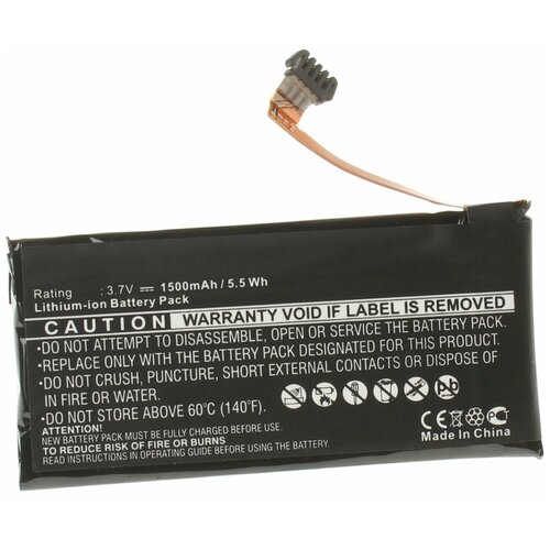 Аккумулятор iBatt iB-U1-M482 1500mAh для HTC T320, T320e, One V (T320e), One V, One V1, PK76110, Primo, аккумуляторная батарея bg58100 для htc sensation 4g g14 3 7 v 5 62wh