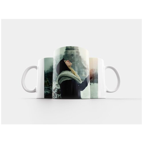 фото Кружка "люди, на открытом воздухе, зима" 320 мл lotsprints