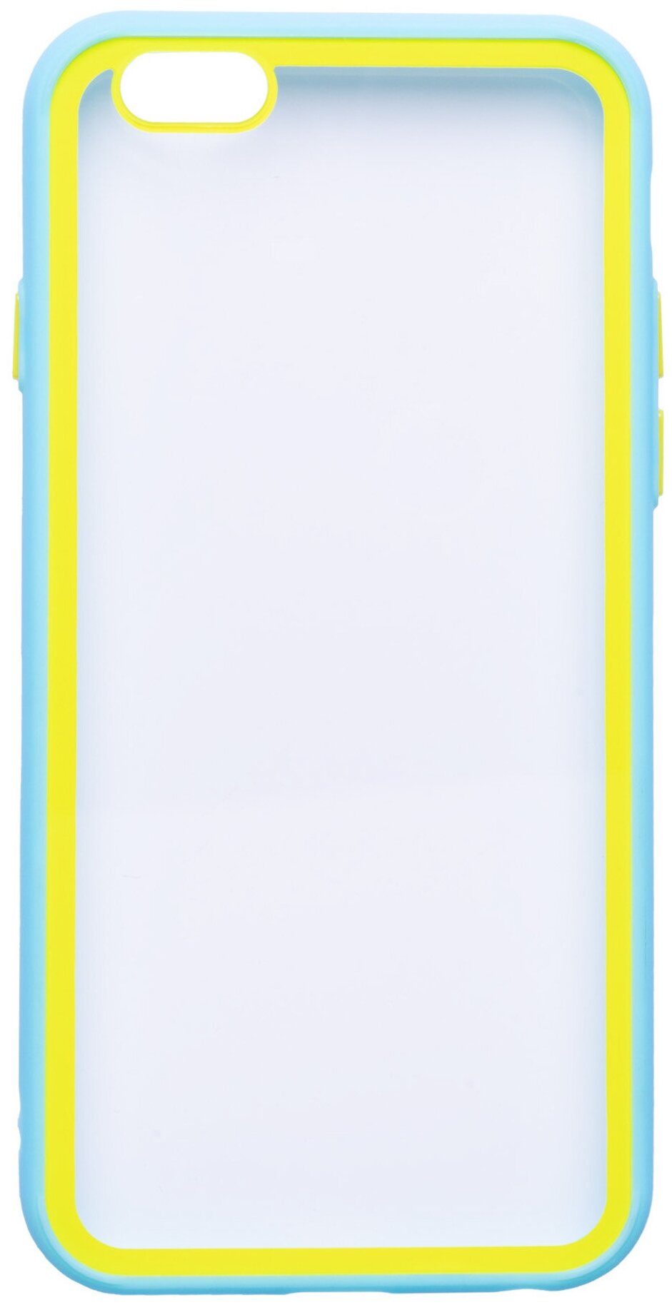 Чехол дизайнерский для Apple Iphone 6; Apple Iphone 6S. Голубая рамка.