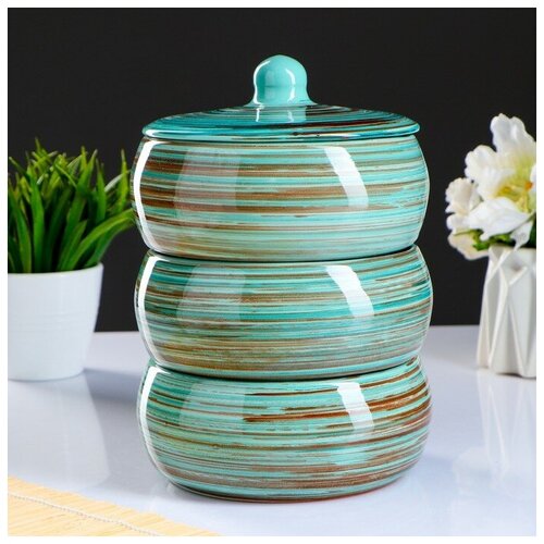 фото Набор для холодца "русский. скандинавия", 2,7 л борисовская керамика