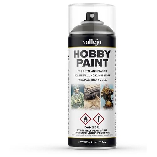 Аэрозольная грунтовка Vallejo серии Aerosol - German Field Grey 28006 (400 мл)