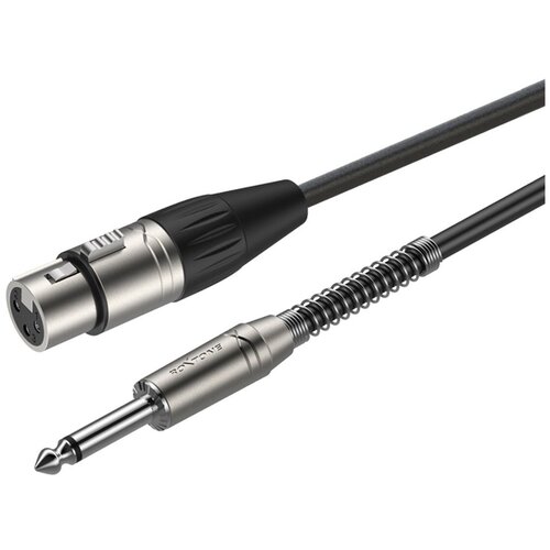 Кабель аудио 1xJack - 1xXLR Roxtone SMXJ210/5 5.0m roxtone smxx200 5 кабель микрофонный 2x0 22mm2 d 6мм xlr 3p rx3fp nt xlr rx3mp nt 5м