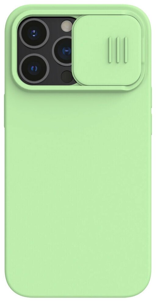 Nillkin для iPhone 13 Pro чехол CamShield Silky Magnetic Silicone Green