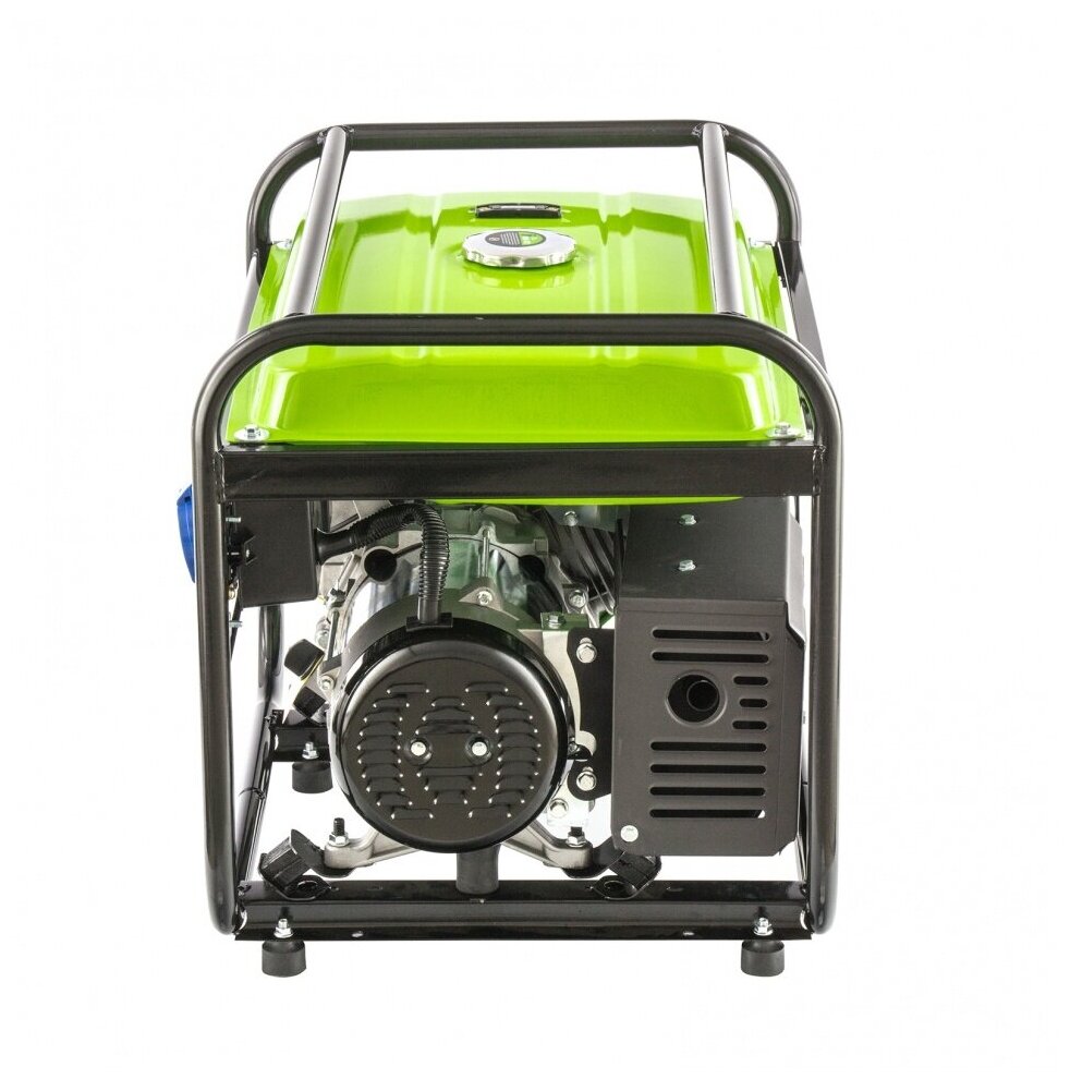 Генератор бензиновый БС-6500, 5.5 кВт, 230В, четырехтактный, 25 л, ручной стартер Сибртех - фотография № 8