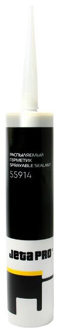 Распыляемый герметик JETA PRO SPRAYABLE SEALANT черный 290 мл