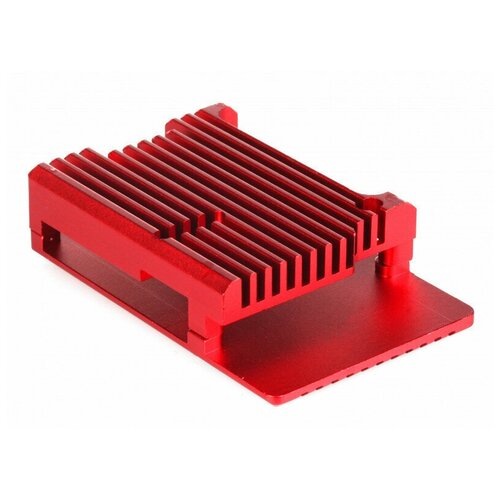 Корпус QUMO Aluminum case without fan, Raspberry Pi 4, red(RS004)