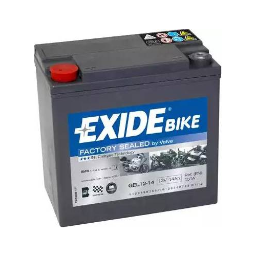 Мото аккумулятор EXIDE GEL 12-14