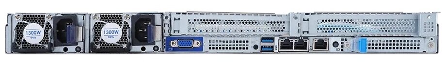 Сервер GIGABYTE R182-340 (rev 100) без процессора/без ОЗУ/без накопителей/количество отсеков 35" hot swap: 4/LAN 1 Гбит/c