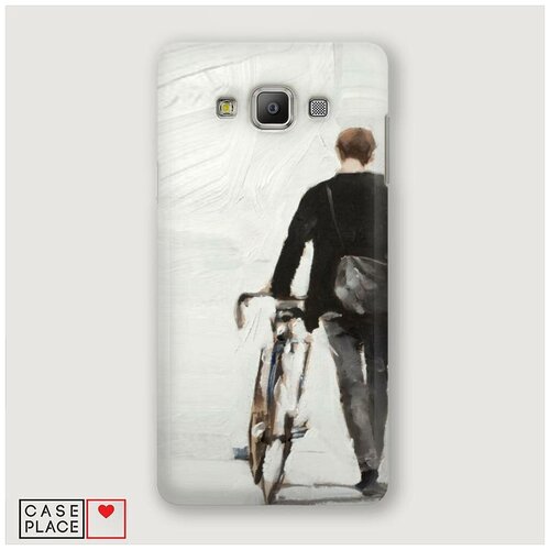 фото Чехол пластиковый samsung galaxy a5 пара на велосипедах 1 case place