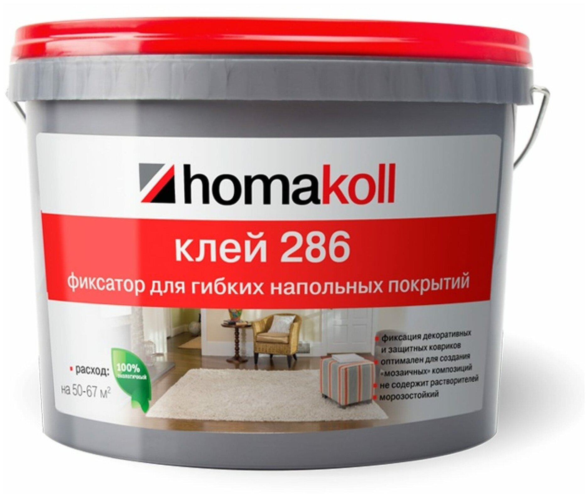 Клей для ковровой плитки Homakoll 286