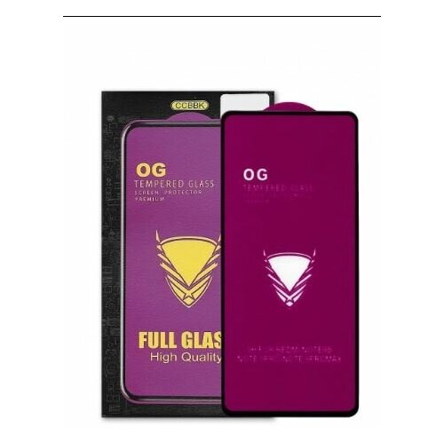 Защитное стекло OG Premium полная проклейка с рамкой для Xiaomi Redmi Note 9S / Note 9 Pro / Note 9 Pro Max / K30/K30i/K30S