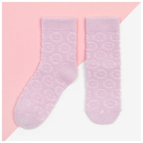 Носки Kaftan размер 30/32, фиолетовый носки kaftan для девочек махровые размер 18 20 розовый