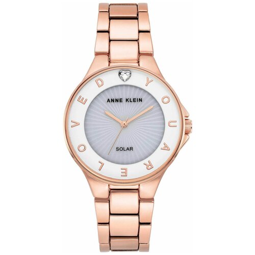 Наручные часы ANNE KLEIN Considered 3866WTRG, золотой, белый