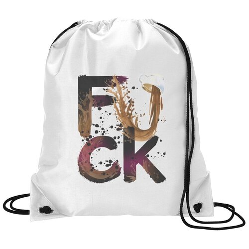 фото Сумка для обуви coolpodarok краски. fuck. кофе