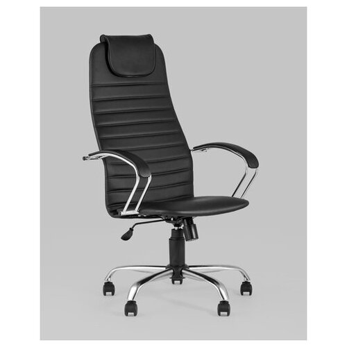 фото Кресло компьютерное сеймур крестовина хром сетка черный stool group