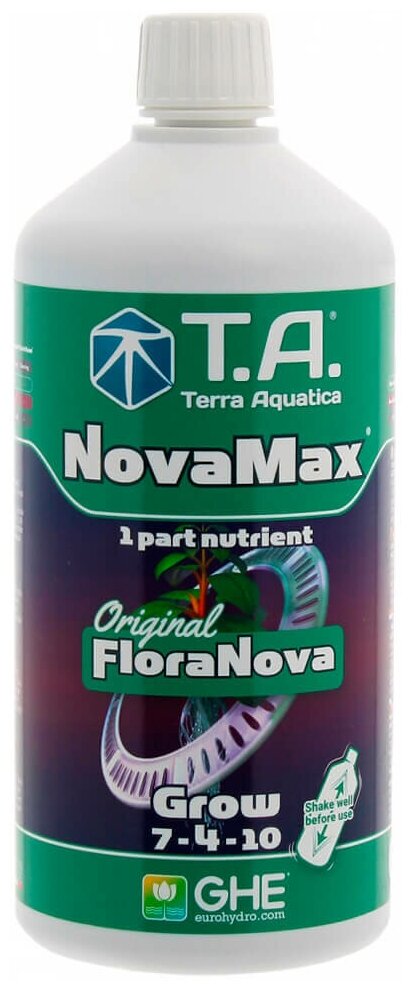 Удобрение Flora NovaMax Grow 1 л Terra Aquatica - фотография № 2