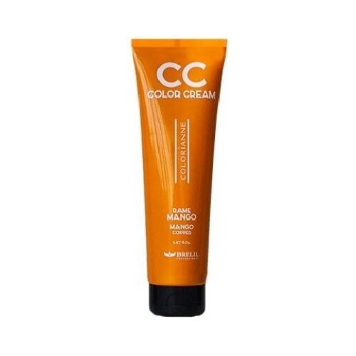 Brelil CC Cream Mango Copper Колорирующий крем Манго (Медный), 150 мл.