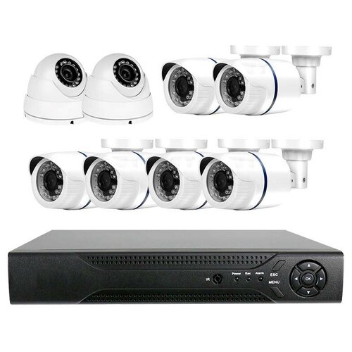 Комплект видеонаблюдения AHD PS-link KIT-B226HD 8 камер 2Мп внутренние и уличные комплект видеонаблюдения ahd ps link kit b2412hd 16 камер 2мп внутренние и уличные