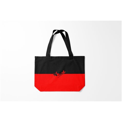 фото Сумка-шоппер / 46х35 см / имена / алиса флаг группа burnettie