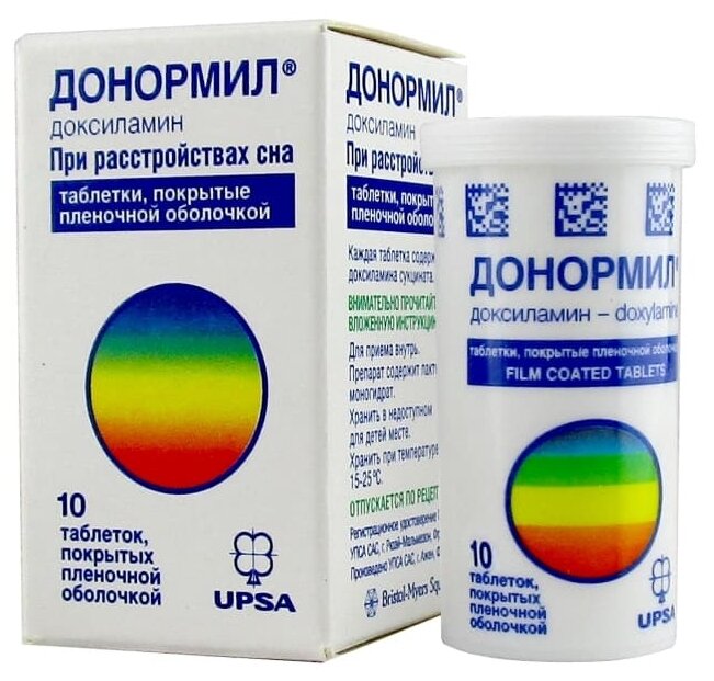 Снотворное Bristol-Myers Squibb Донормил - "Когда в дом постучалась беда и бессо