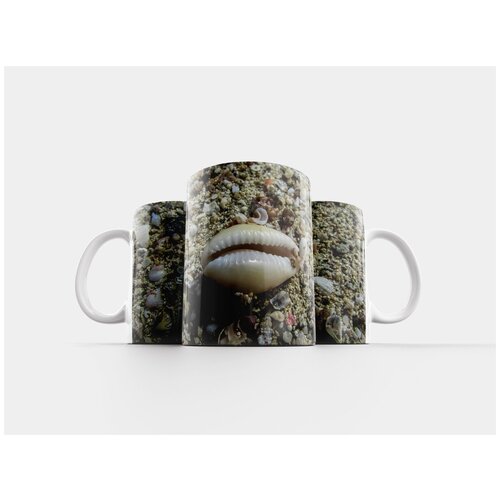 фото Кружка "оболочка, песок, пляж" 320 мл lotsprints