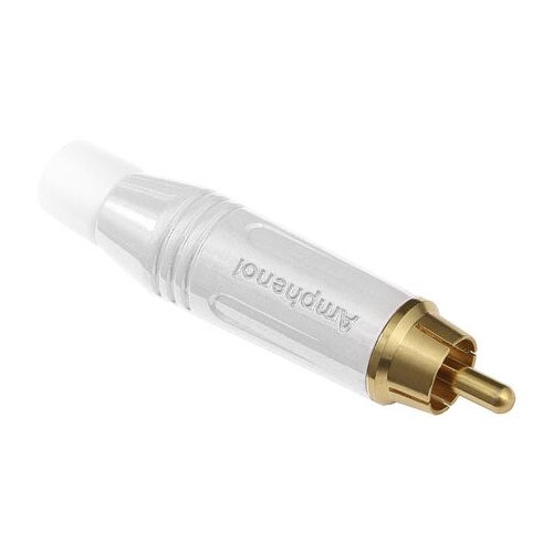 Кабельный разъем RCA - Amphenol ACPR-WHT разъем rca папа amphenol acpr blu