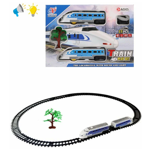 Jin Hong Xin Toys Игровой набор Train play set, JHX9907 железные дороги veld co железная дорога серебряный путь скоростной поезд 36 деталей