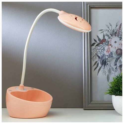 фото Лампа настольная на прищепке 16094/1p led 4вт 3 режима 3000-6000k usb акб микс 9х13х49 см risalux