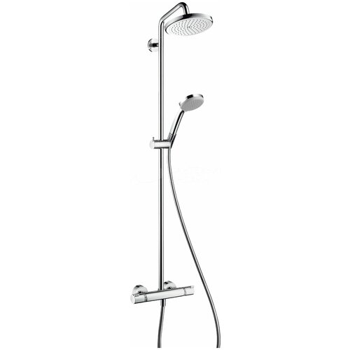 Душевая стойка Hansgrohe Croma 220 Showerpipe 27188000 EcoSmart душевая система hansgrohe croma 220 showerpipe 27222000