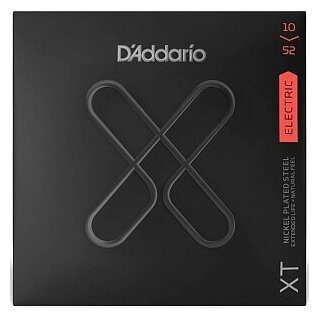 D'Addario XTE1052 XT Комплект струн для электрогитары, никелированные, 10-52