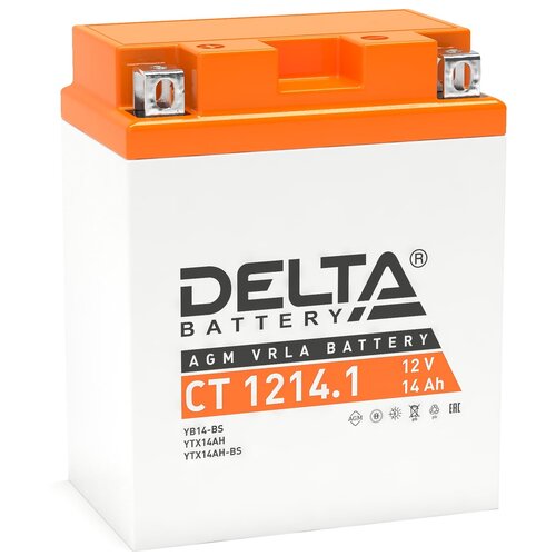 Аккумулятор для спецтехники DELTA Battery CT 1214.1 14 А·ч, полярность прямая