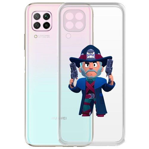 фото Чехол-накладка clear case brawl stars-стрелок кольт для huawei p40 lite/nova 6 se/nova 7i krutoff group