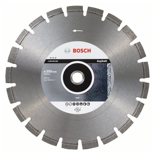 Диск алмазный отрезной BOSCH Best for Asphalt 2608603828, 350 мм 1 шт.