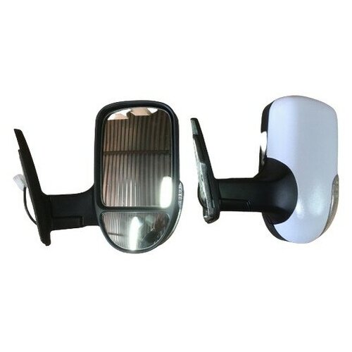 SKV Зеркало 3302 Белое с руч прив с обогревом и повторителем к-т 8763₽