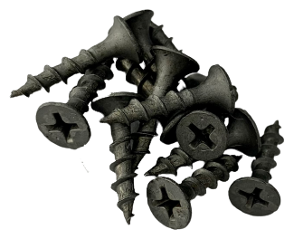 фото Саморез 3,5*19 ГКЛ по дереву, потайной, оксид, с крупной резьбой, (1кг)