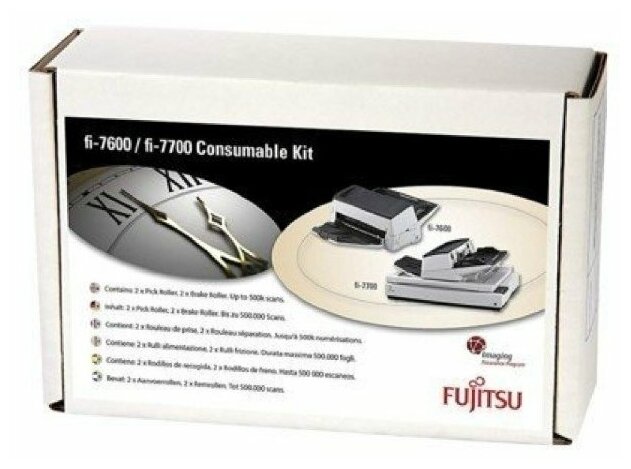 Consumable Kit For fi-7600, fi-7700S, fi-7700. Estimated Life: Up to 500K scans (repl.CON-3740-002A)